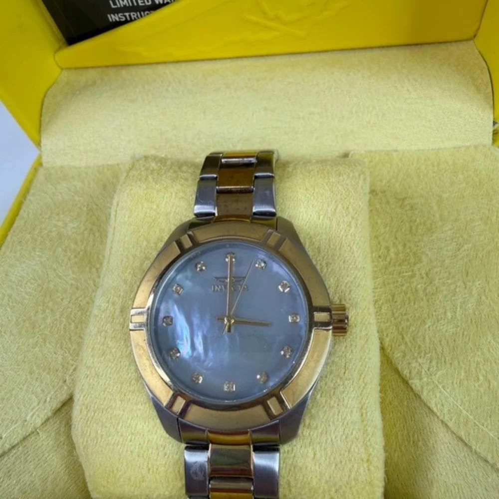 Invicta Pro Diver Watch Women One Size‎ Two Tone Silver Gold 18326